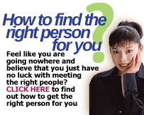How to find the right person for you